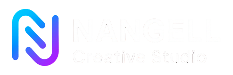 Nangell Creative Studio, logomarca horizontal